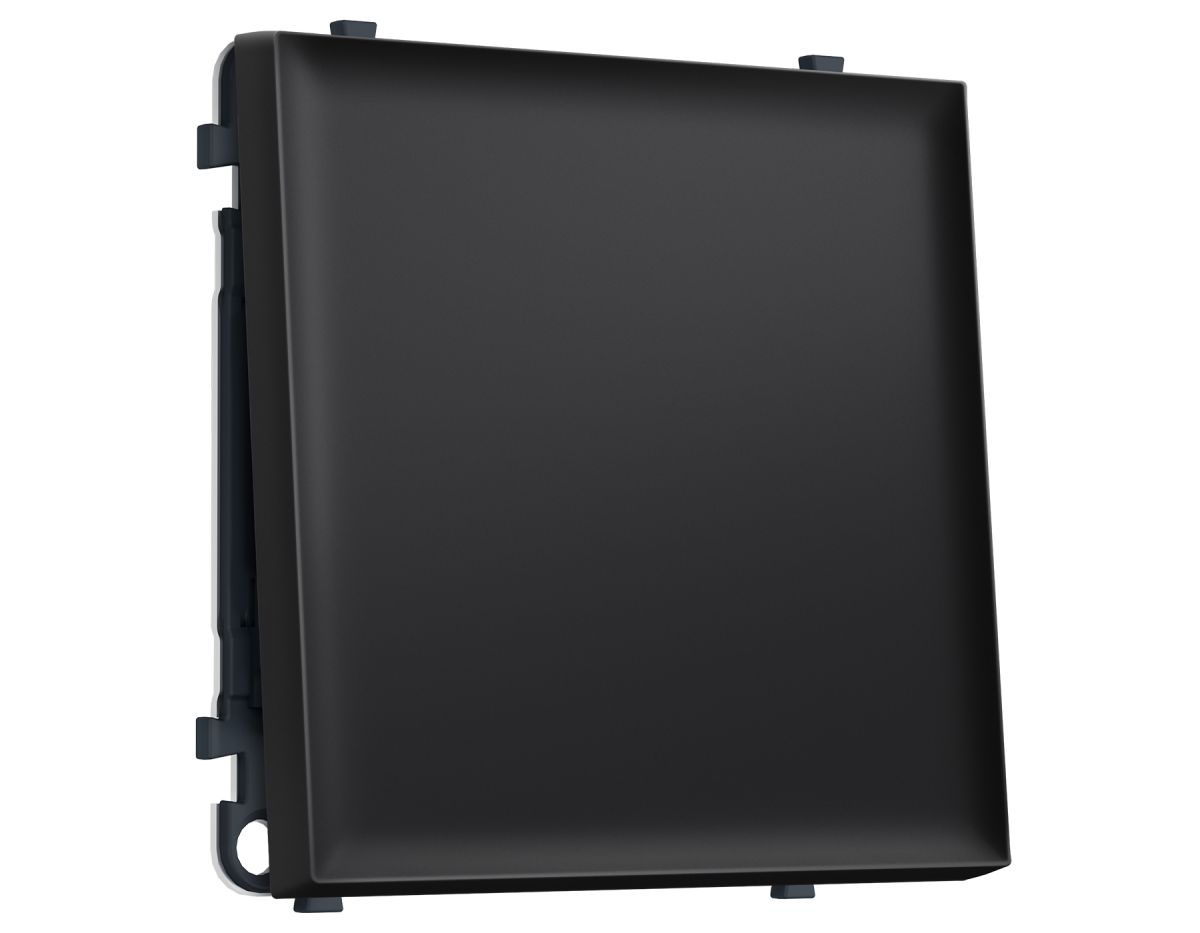 Комплект механизма 1-кл выключателя SIGMA Черный матовый 10A-250V QUANT PRO Ambrella Volt MS801010 (SP8010, PR101)