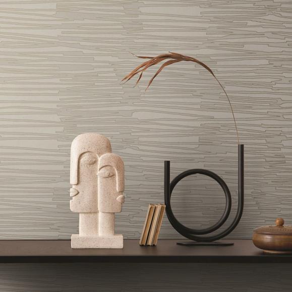 Обои York AG2092 Nikki Chu Water Reed Thatch Dove/Silver