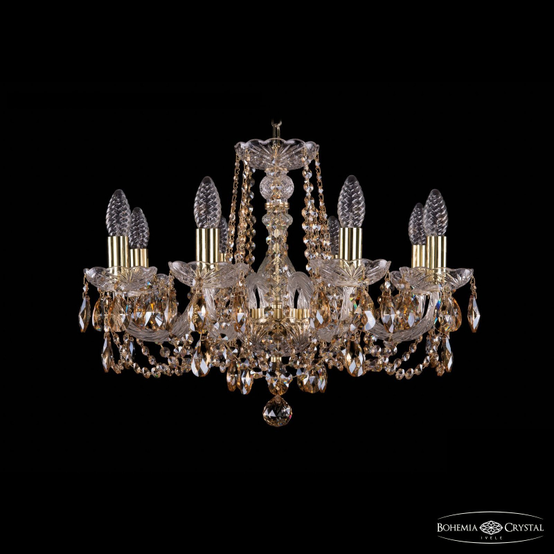 Подвесная люстра Bohemia Ivele Crystal 1402/8/195 G R721