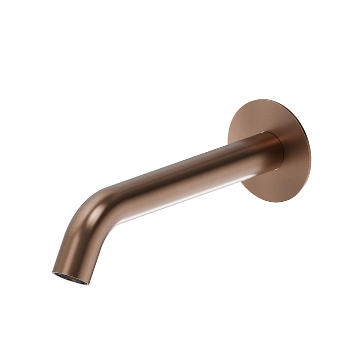 Newform X-STEEL 316 Излив для ванны, настенный, L=22.6см., G3/4" , цвет: PVD Brushed copper bronze