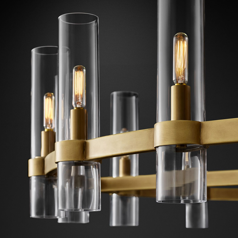 Подвесная люстра Delight Collection Ravelle MT8888-8H antique brass