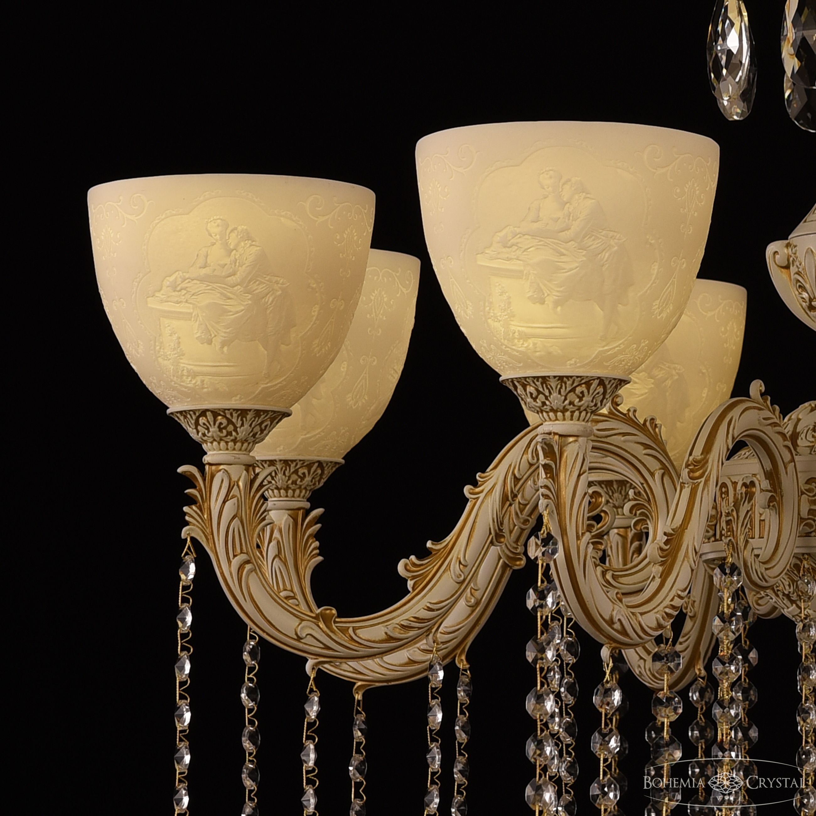 Подвесная люстра Bohemia Ivele Crystal AL79101/8/250 A WMG P1 U Pair