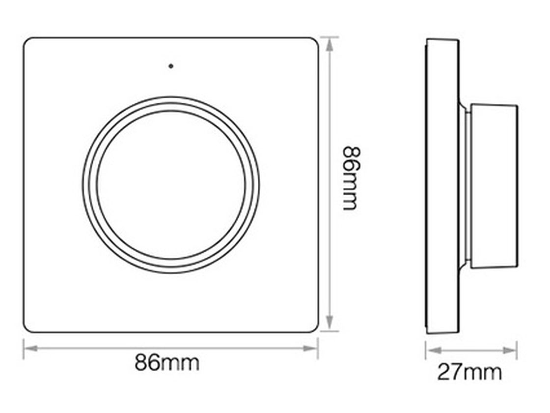 Настенная панель Quick control беспроводная SWG Standard 00-00035925