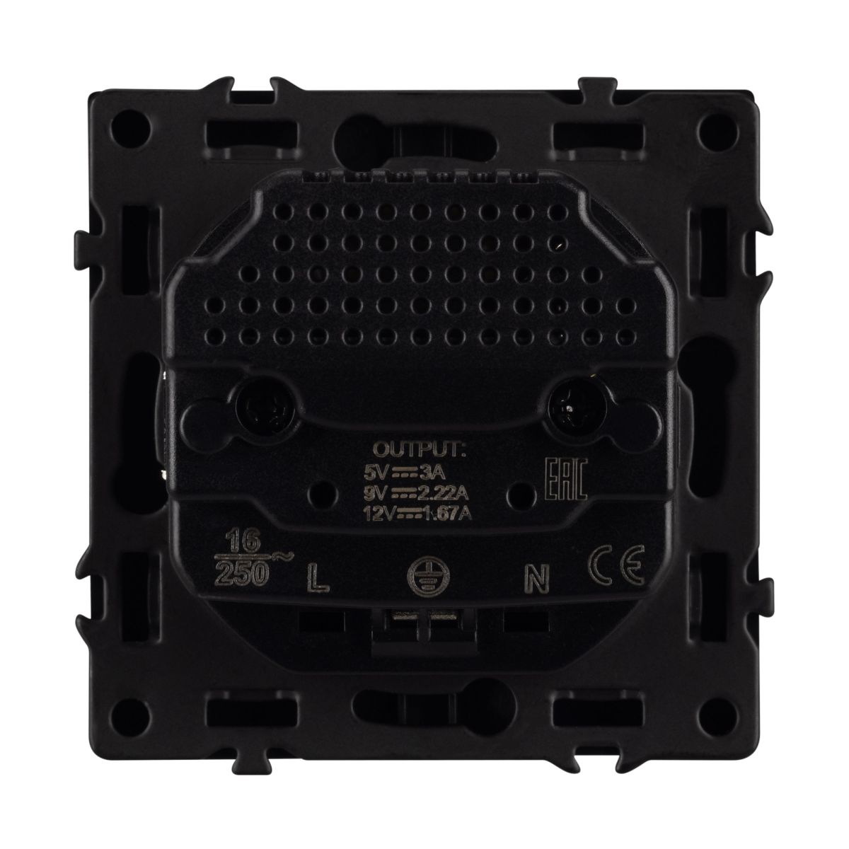 Механизм розетки с USB зарядкой Arlight SCT-NOBE-MUCC-SFPL-GR (230V, 16A) 061816
