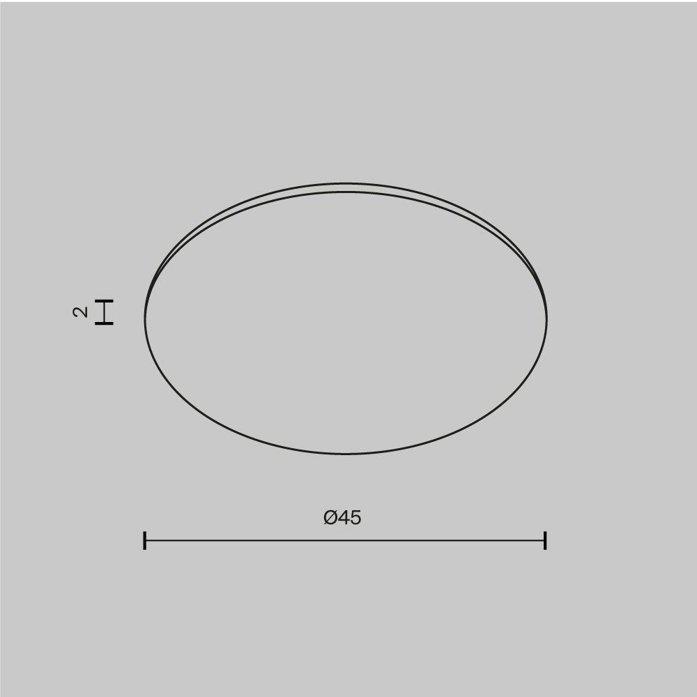 Стекло для пылевлагозащиты Maytoni Dip Glass001-D45