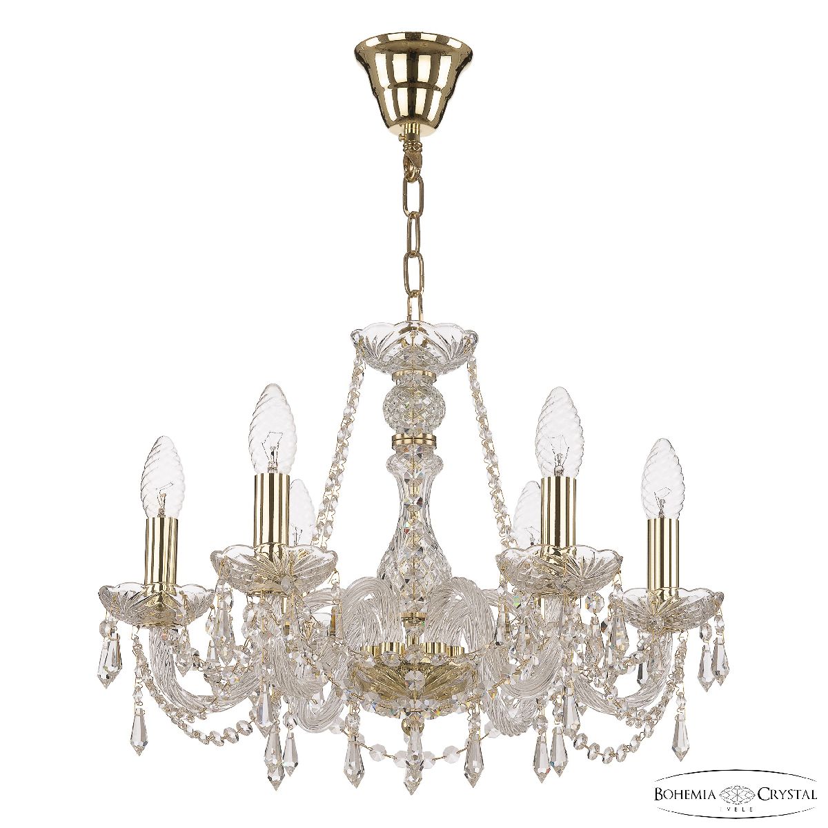 Подвесная люстра Bohemia Ivele Crystal 104/6/165 G