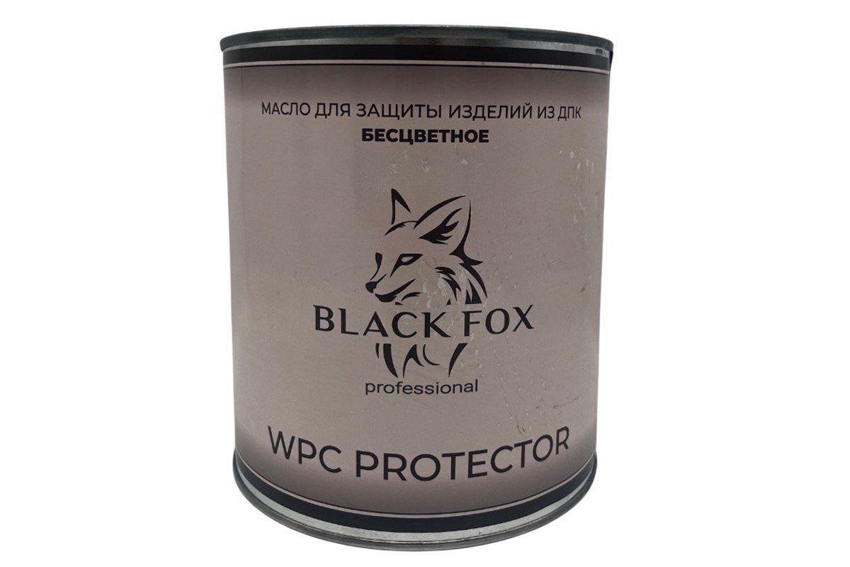 Масло Black Fox WPC Protector для террасной доски ДПК 2,5л (прозрачное)
