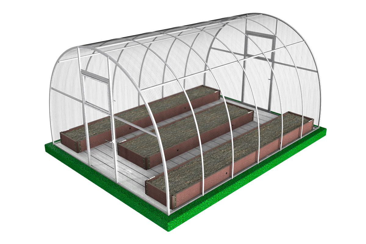 Доска грядочная NauticPrime 225*30*2950мм, серый