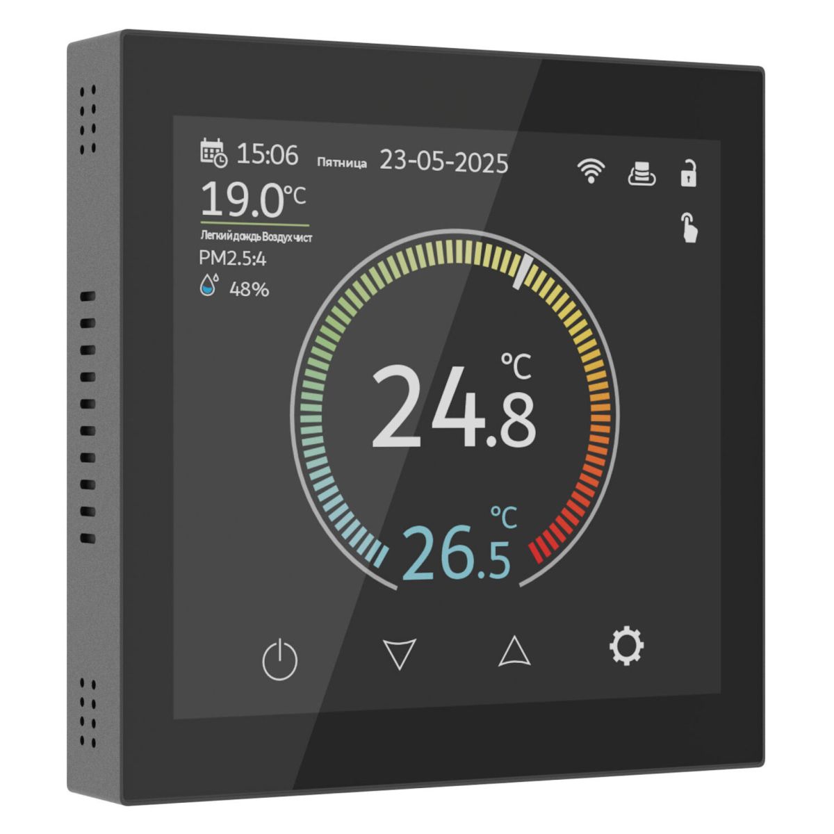 Умный сенсорный терморегулятор с LCD дисплеем Werkel W1851108 4690389217395 a071214