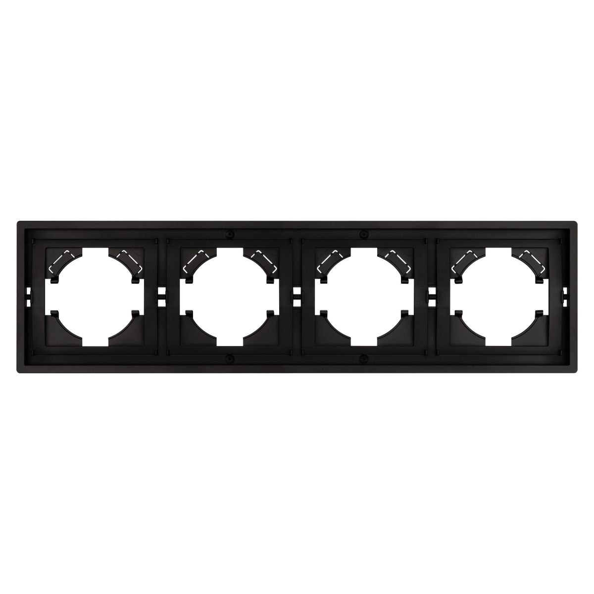 Рамка пластиковая на 4 поста Arlight FRM-TENDO-PL-4-BK 053848