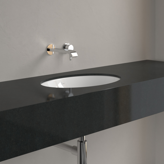Villeroy&Boch Loop&Friends Раковина 48.5х32.5х21.5см., встраиваемая снизу, без отв., с переливом, цвет: альпийский белый