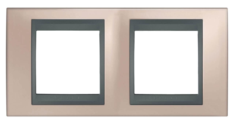 Рамка 2-постовая Schneider Electric Unica Top MGU66.004.296
