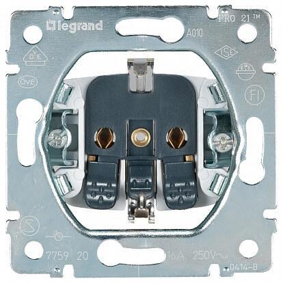 Розетка 2К+3 Legrand Galea Life 16A 250V с/з безвинтовой зажим 775920