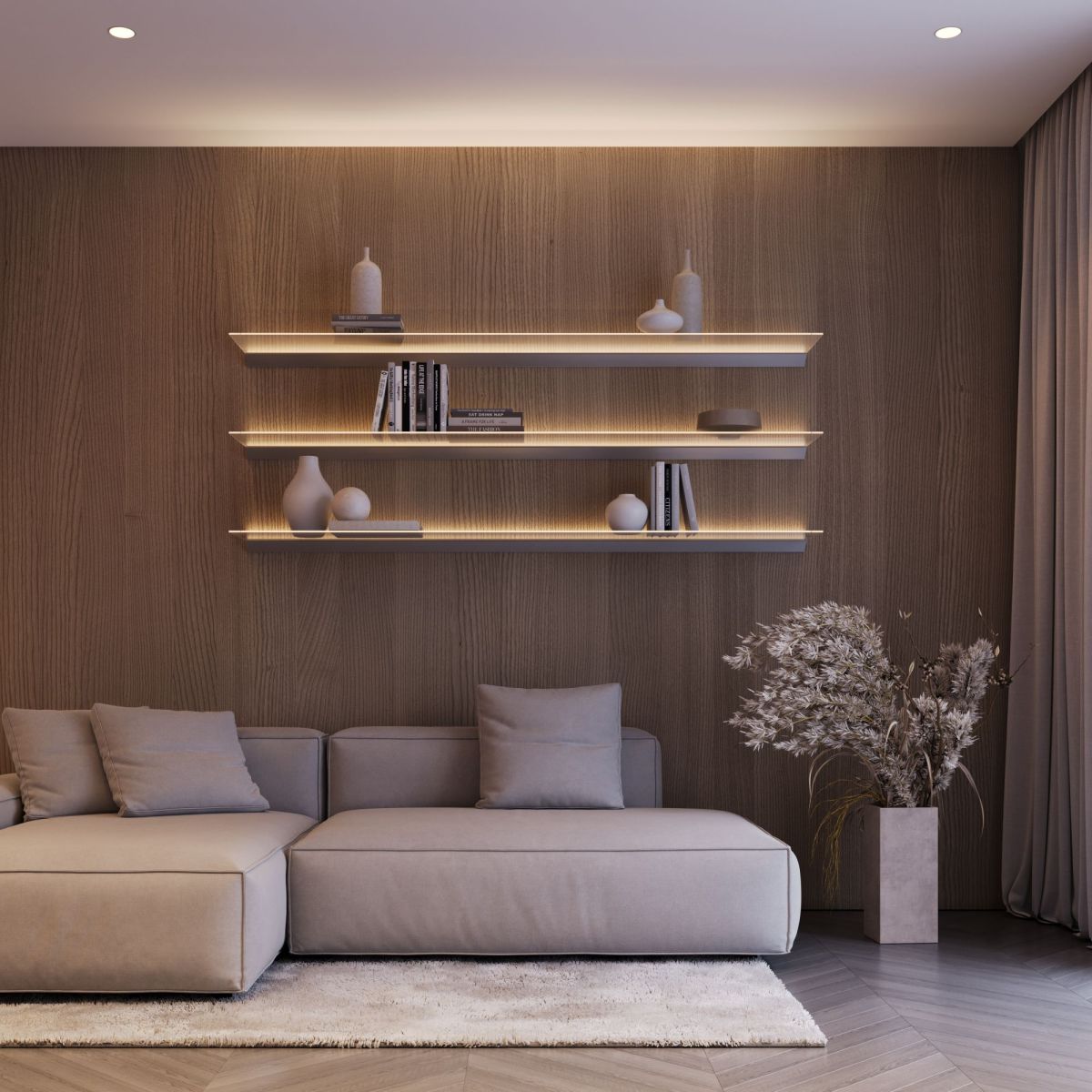 Профиль Arlight SHELF-600-2000 ANOD (Алюминий) 060498