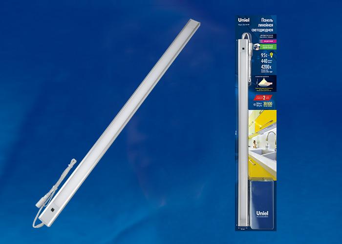 Мебельный светодиодный светильник (UL-00002881) Uniel ULI-F40-5W/4200K Sensor IP20 Silver