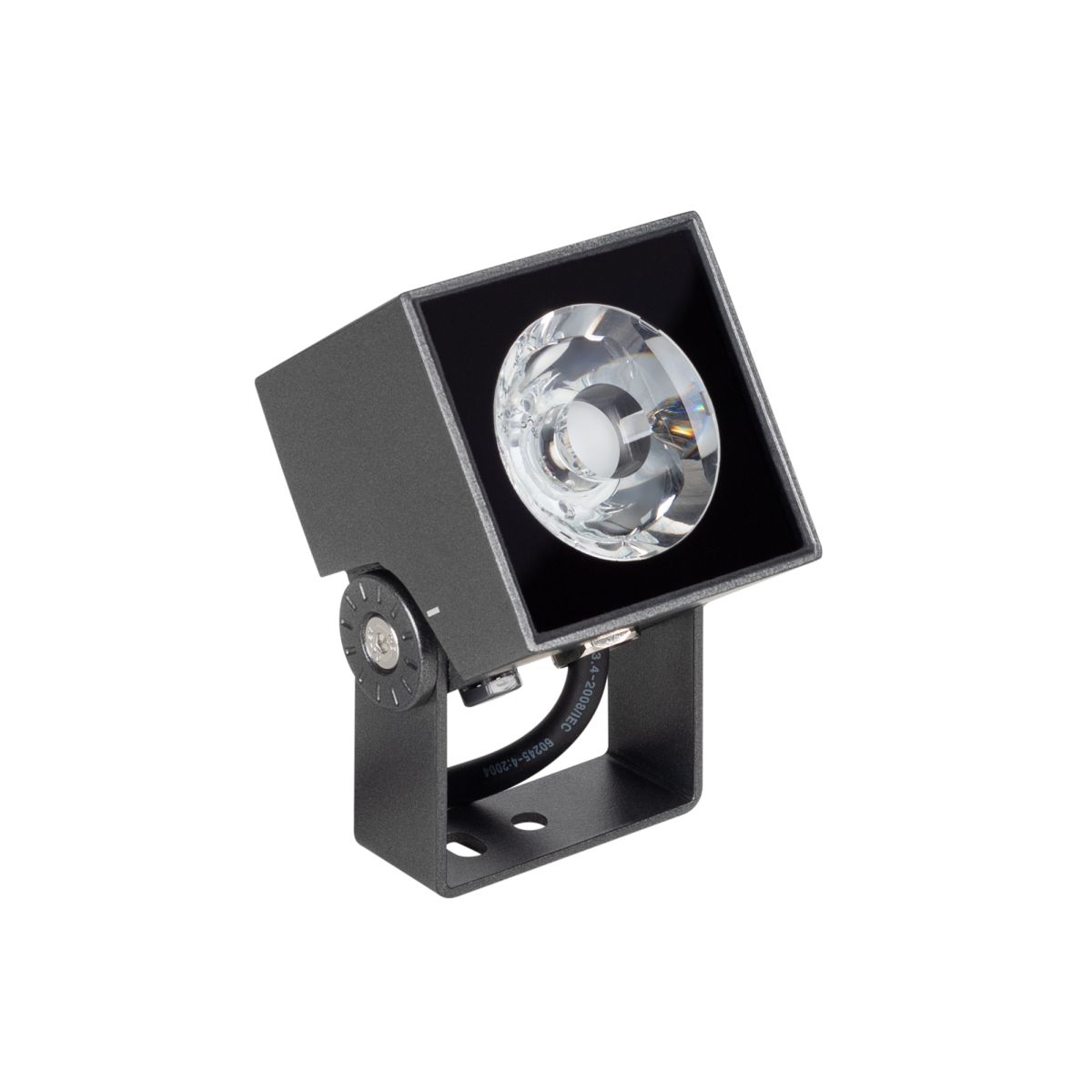 Прожектор Arlight KT-BLOCK-S65x65-5W RGBW-Day (Графит, 15 deg, 24V, DMX512) (IP66 Металл) 063036