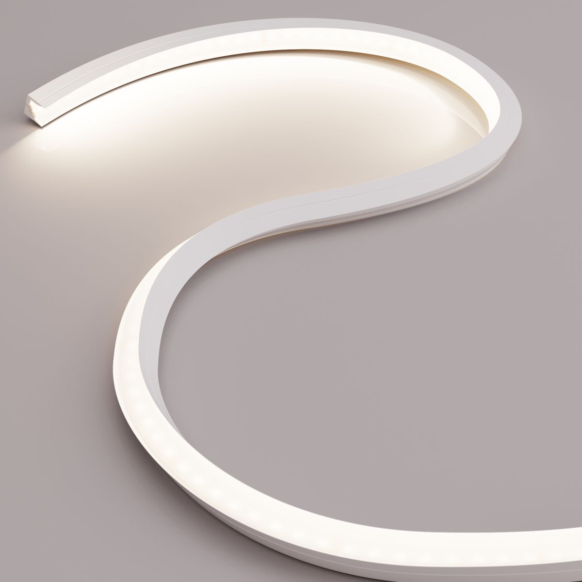 Силиконовый профиль Arlight WPH-FLEX-1616-TWIST-S11-20m WHITE (Силикон) 059874