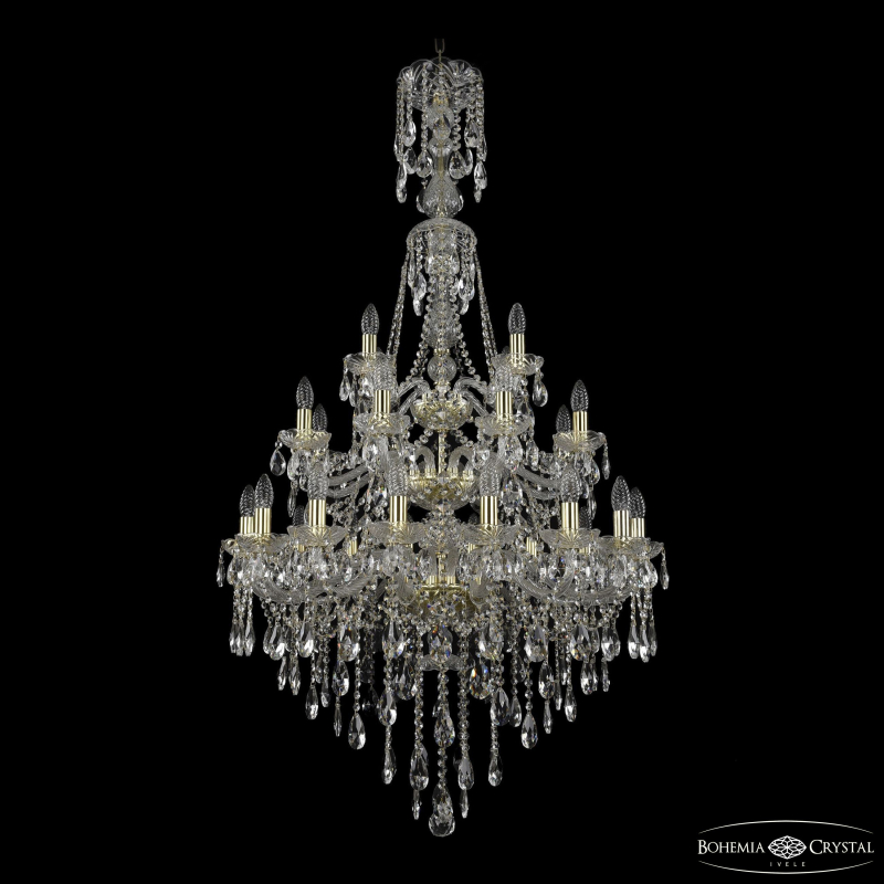 Подвесная люстра Bohemia Ivele Crystal 1415/16+8+4/300/XL-155/3d G