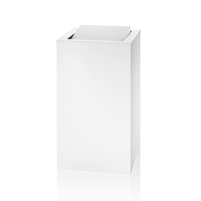 Decor Walther DW 215 Корзина для белья 32x32x58см, напольная, цвет: белый матовый