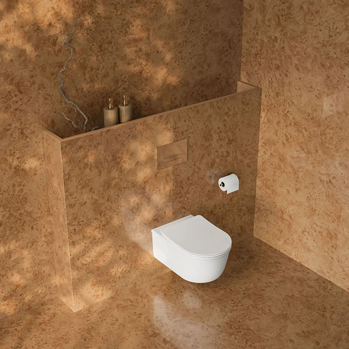 Kerama Marazzi Elegance Унитаз подвесной 53x35см, безободковый, цвет: белый матовый