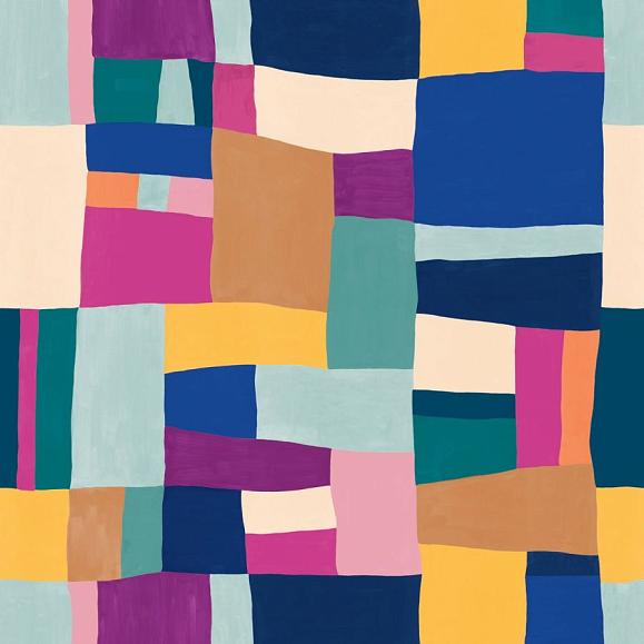 Панно Caselio 104893401 Wonderfull Patchwork Multicouleurs