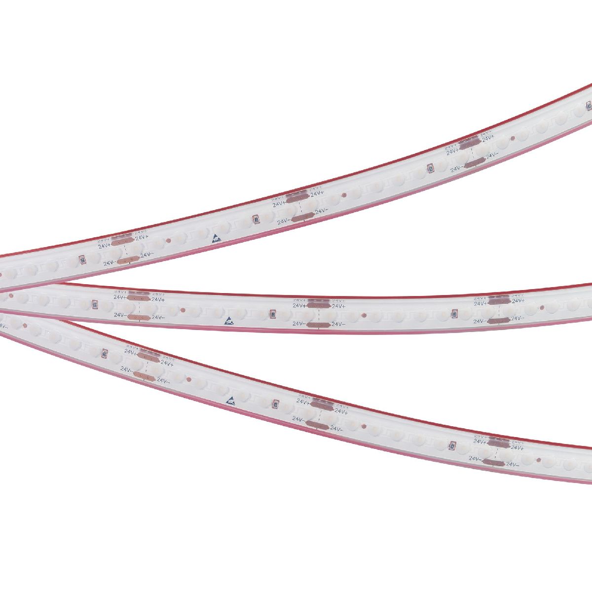 Светодиодная герметичная лента Arlight DOT-PFS-X160-10mm 24V White6000 (12 W/m, IP68, 5m) 051592