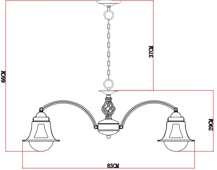 Подвесная люстра Arte Lamp A7022LM-7WG