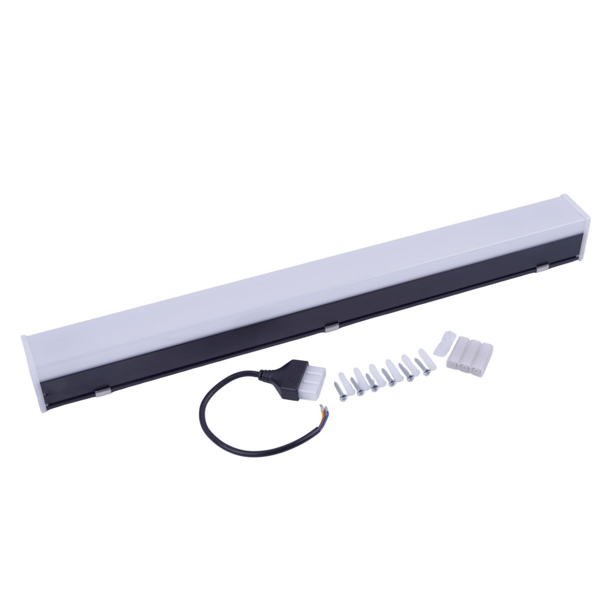 Линейный подвесной светильник Uniel ULO-N10A-20W/6500K/L60 IP40 BLACK UL-00013254