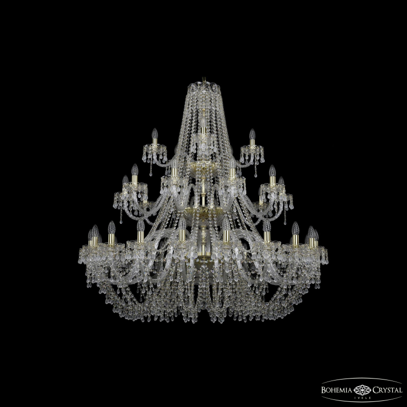 Подвесная люстра Bohemia Ivele Crystal 1410/20+10+5/460/3d G V0300
