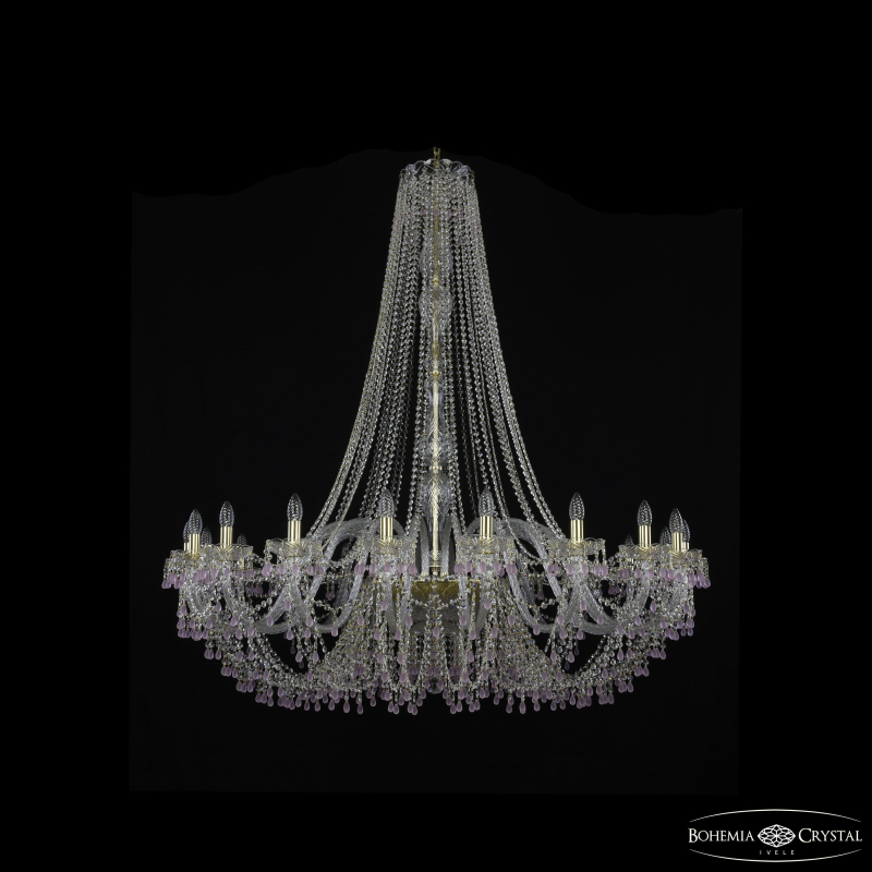 Подвесная люстра Bohemia Ivele Crystal 1410/20/530/h-157 G V7010
