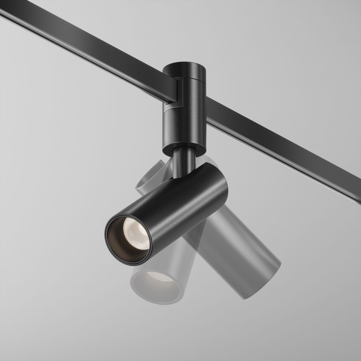 Трековый магнитный светильник Maytoni FOCUS LED TR144-1-12W3K-W-B