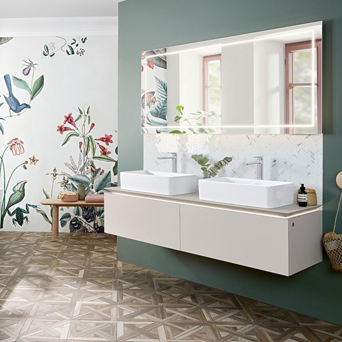 Villeroy&Boch Collaro Раковина накладная 56х36х14.5см., без отв., цвет: альпийский белый