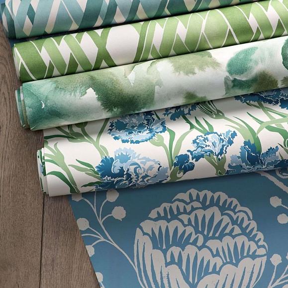 Обои Harlequin 113124 Locronan Aqua/First Light