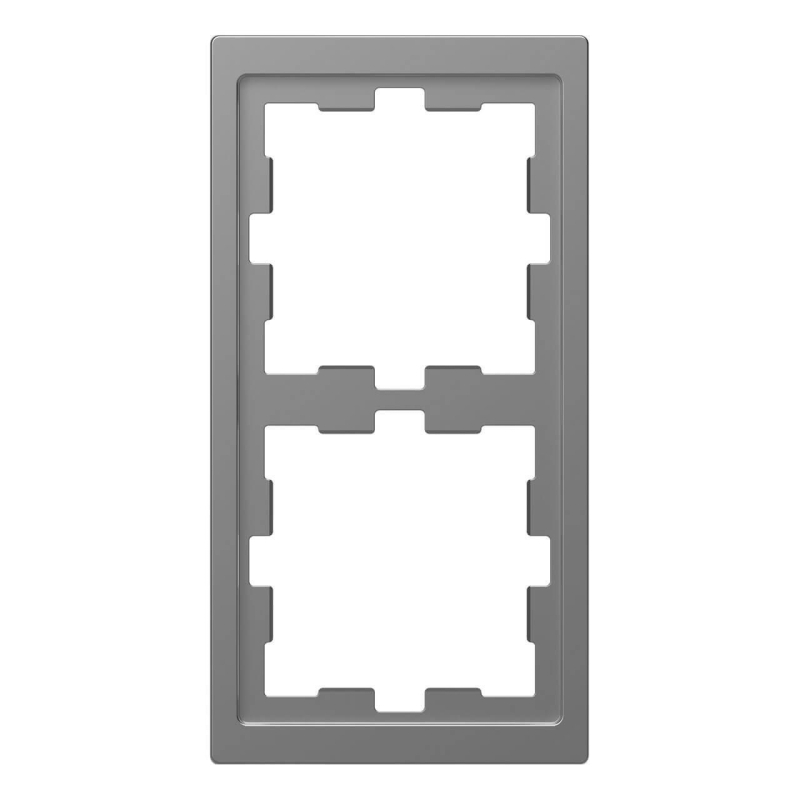 Рамка 2-постовая Schneider Electric Merten D-Life MTN4020-6536