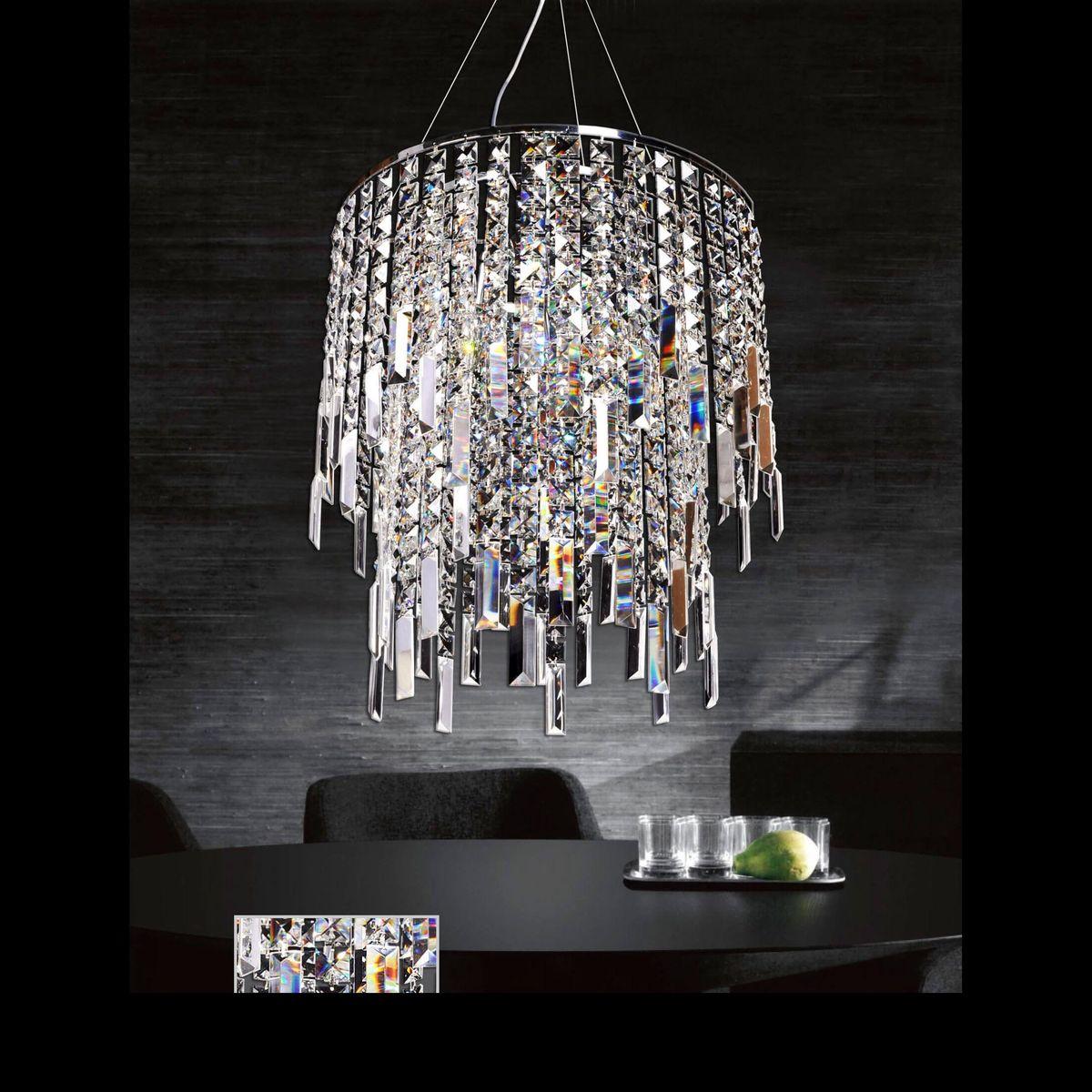Подвесная люстра Lumina Deco Zucchero LDP 2159-450 CHR