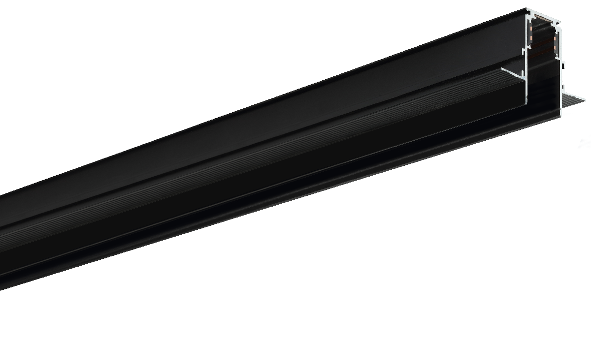 Шинопровод магнитный встраиваемый iLedex Vision 4822-65/48-1000-BK