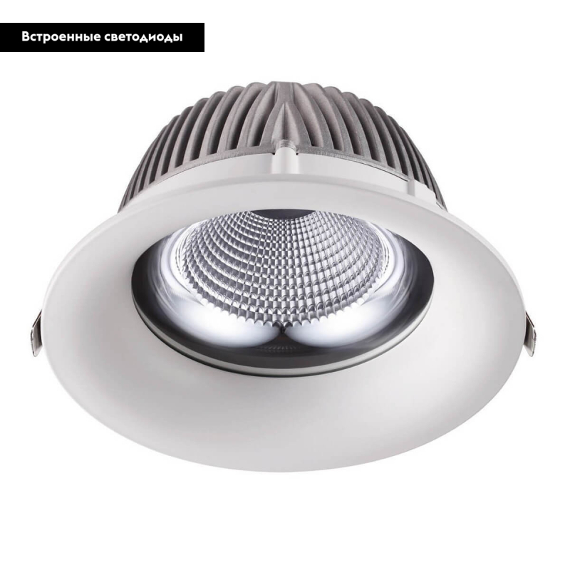 Встраиваемый светодиодный светильник Novotech Glok 358026