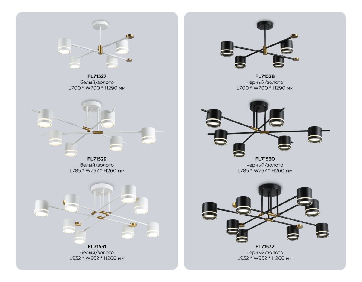 Потолочный светильник Ambrella Light Comfort FL71532