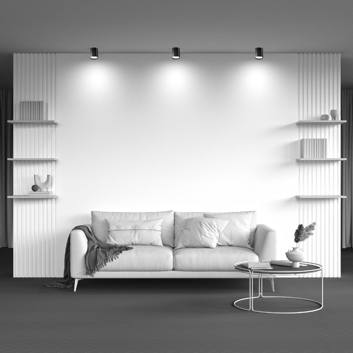 Потолочный светильник Maytoni Technical Hoop C086CM-GX53-MRD-B