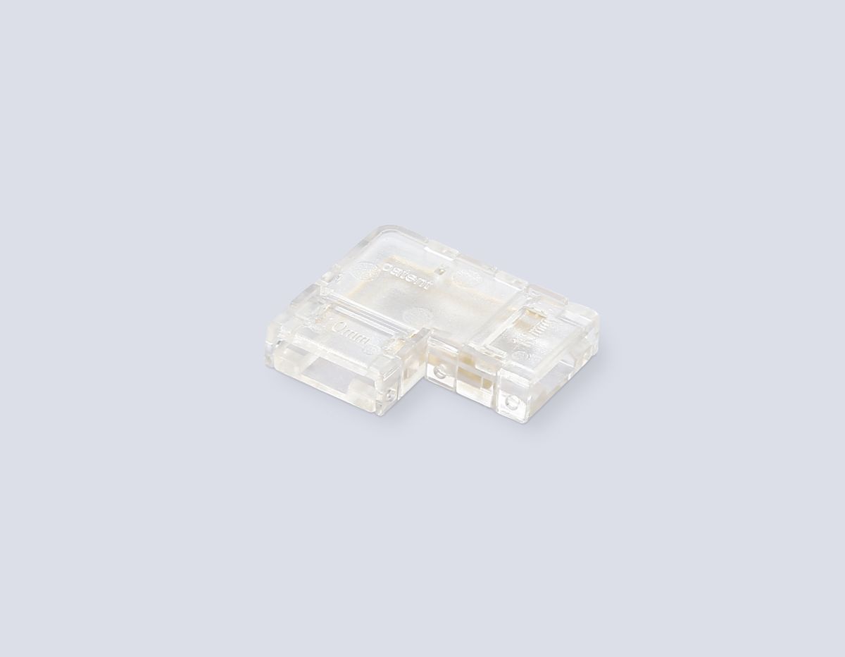 Соединитель угловой Ambrella Light Illumination COB 12/24V для лент 10mm (2 конт.) (10шт. в комплекте) GS6861