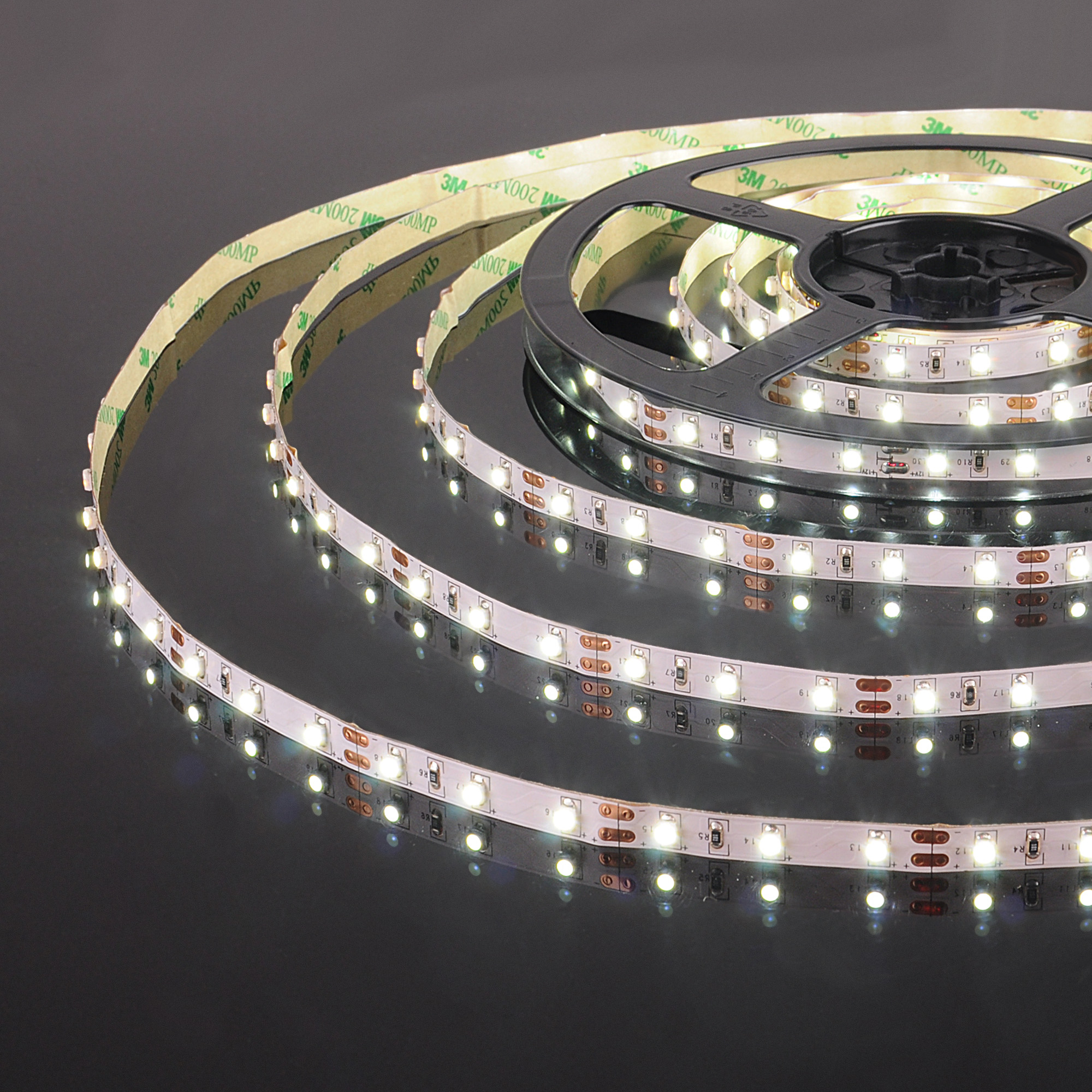 Светодиодная лента Elektrostandard 12V 4,8W 60Led 2835 IP20 холодный белый, 5м 4690389124136