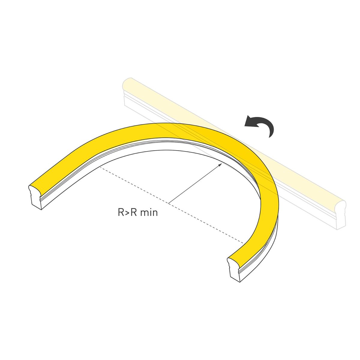 Светодиодная герметичная лента Arlight HALO-SIDE-A160-15x25mm 24V Day4000 (10 W/m, IP67, 5m, wire x1) 053376