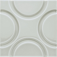 ADEX NERI Relieve Geo Silver Mist