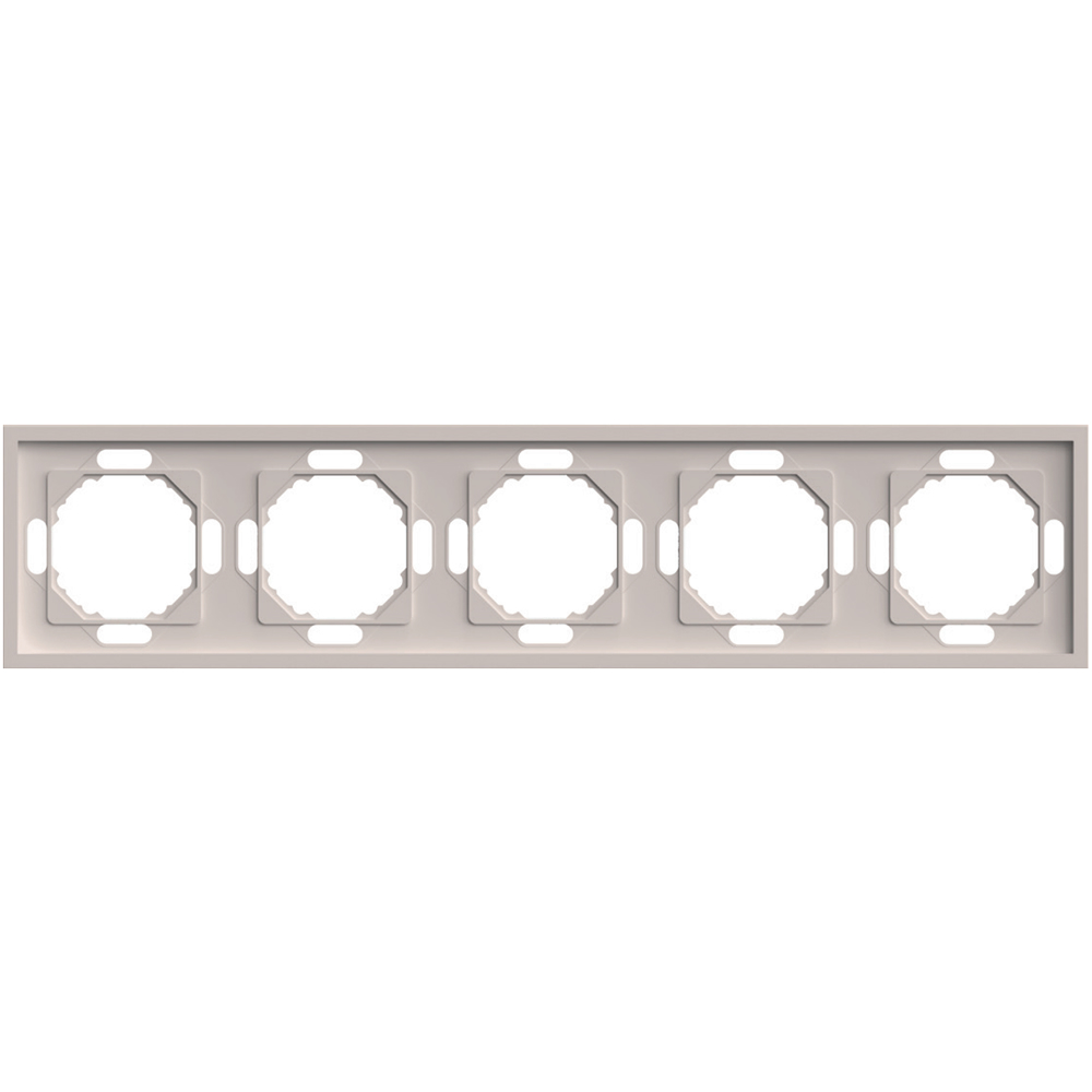 Рамка 5-местная Stekker Эмили PFR00-5005-08 кашемир soft touch 49914