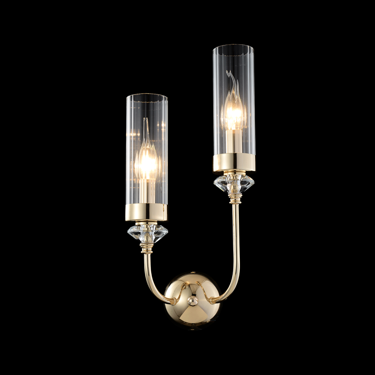 Бра Crystal Lux SECRET AP2 GOLD