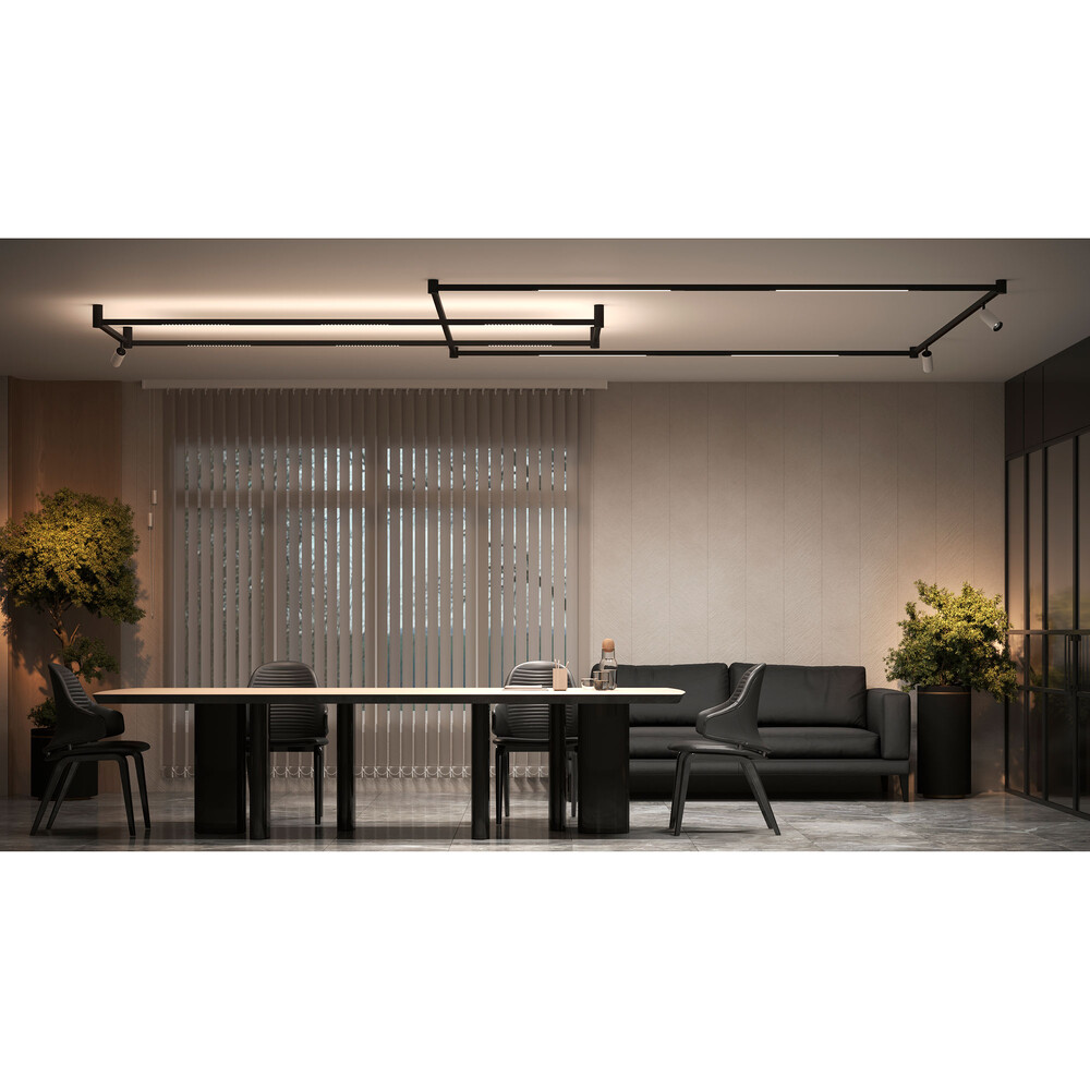 Трековый магнитный светильник Arte Lamp Optima A7475PL-1BK