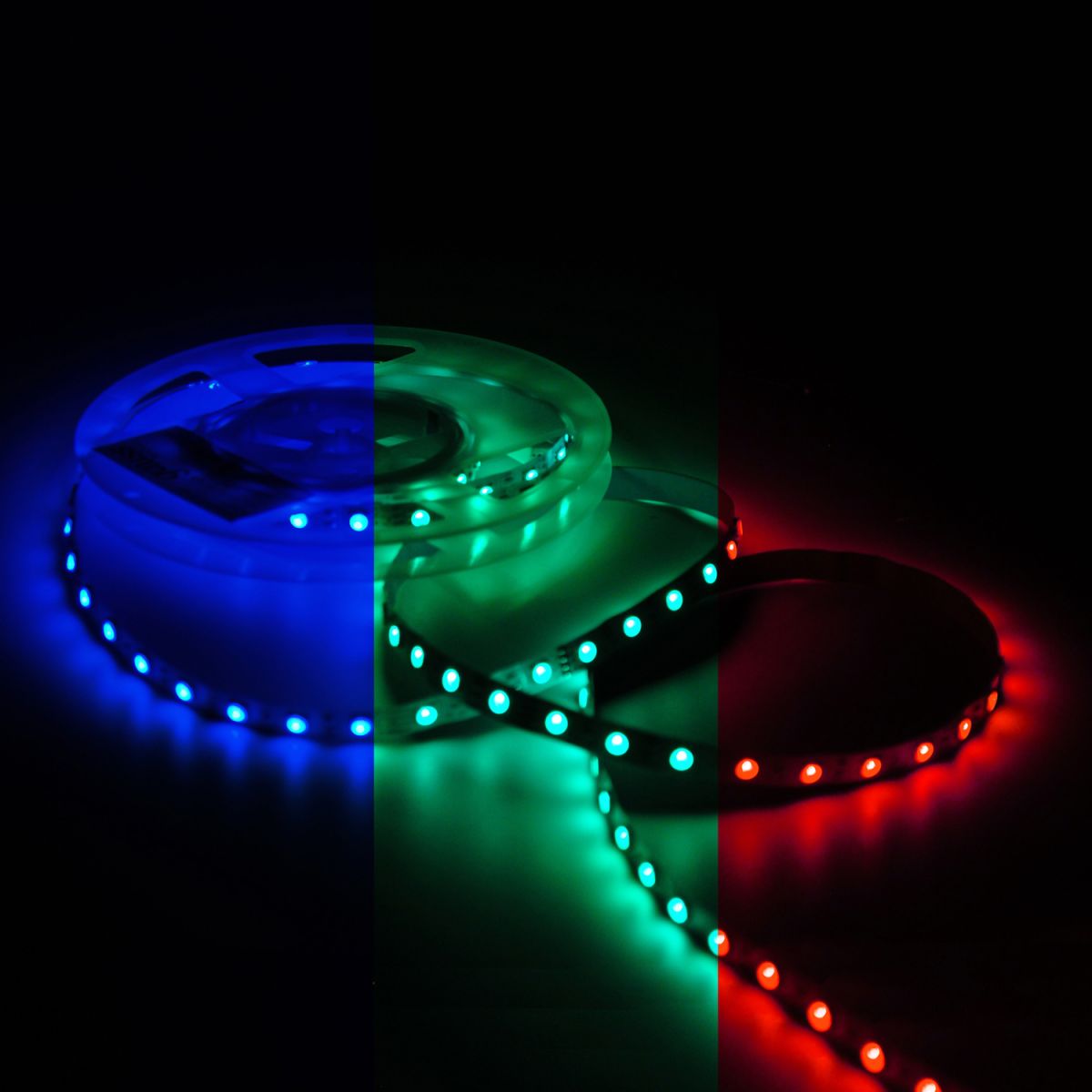 Светодиодная лента Gauss Basic 12В 5050 10Вт/м RGB 3м IP20 BT041