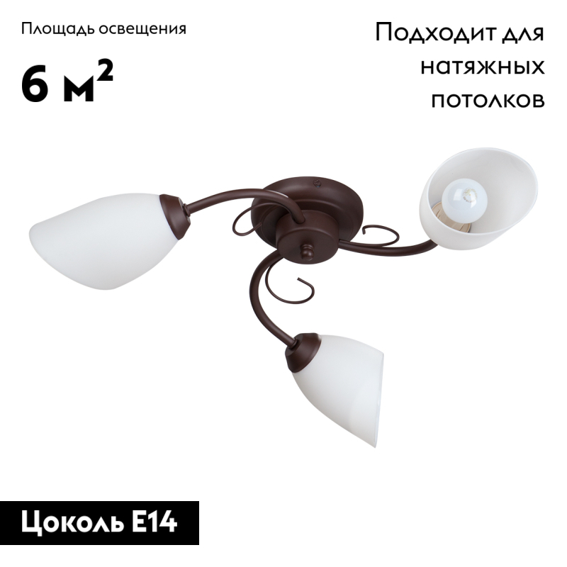 Потолочная люстра Vitaluce V3715/3PL