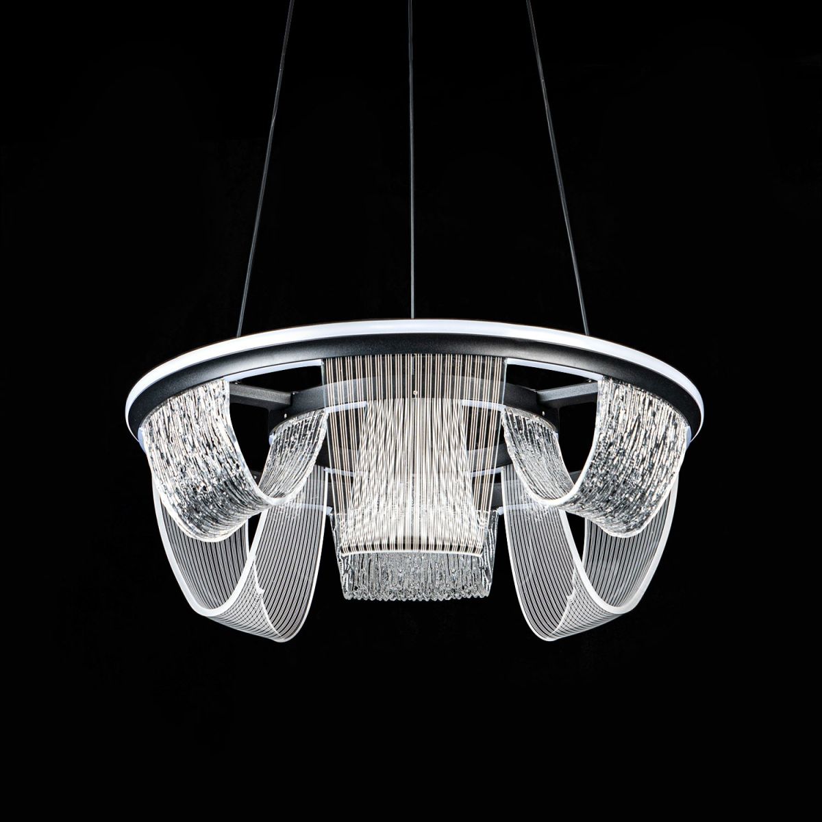 Подвесной светильник LED4U L7706-460 BK