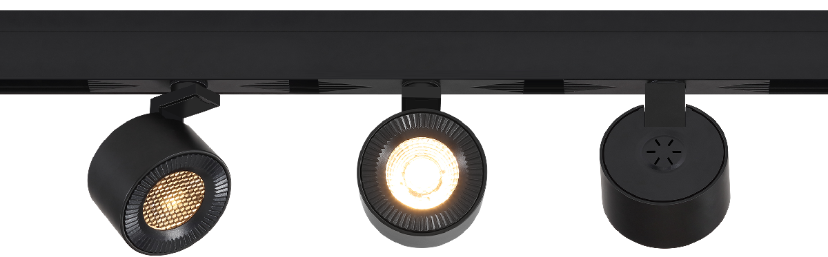 Трековый магнитный светильник iLedex Vision SMART 4822-010-D82-12W-38DG-BK (WALL WASHER)